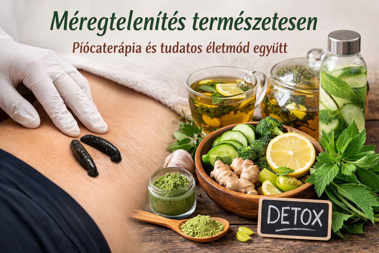 Méregtelenítés természetesen – piócaterápia és tudatos életmód együtt